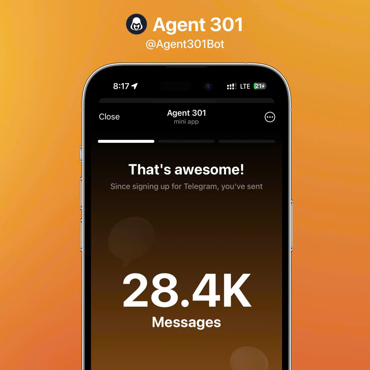 Agent 301: Khám Phá Bí Mật Telegram Của Bạn và Nhận Thưởng Hấp Dẫn! 🐶